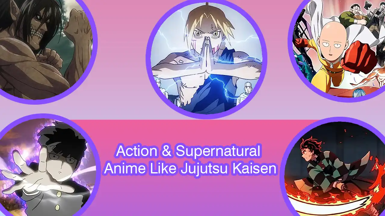 Anime like jujutsu kaisen